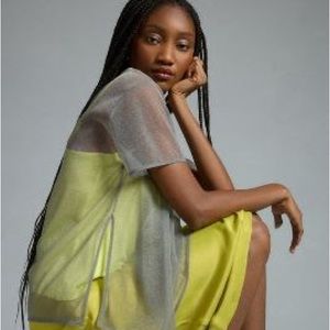 Anthropologie Tank and Mesh Tee